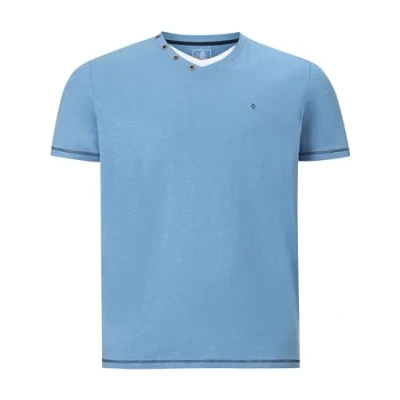 Abbildung von Charles Colby EARL Kendrayk Tshirt basic, Herren, Größe: Large, Blau