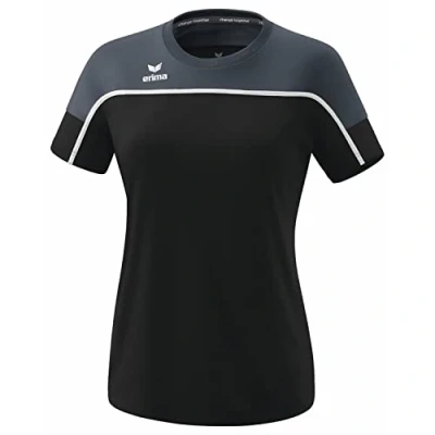 Abbildung von Erima Fussball Teamsport Change BY Sport Tshirt, Damen, Größe: 36, Black grey slate weiss