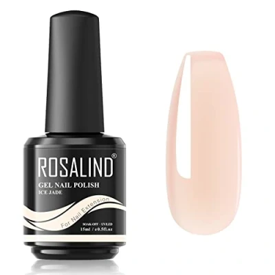 Abbildung von ROSALIND Nail Extension Gel, Nackt Rosa Poly Nägel Gel 15ml Builder Nude Pink Quick Building Nagelgel Nagelverlängerungs Nagelaufbaugel Art DIY