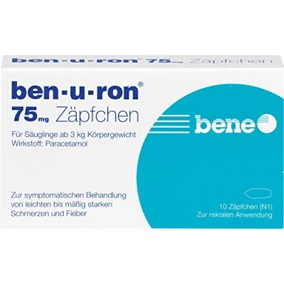 Abbildung von Ben u ron 75 mg Suppositorien 10 St