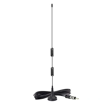 Abbildung von BINGFU KFZ Autoradio Antenne, FM UKW Radio Antenne mit Magnetfuß DIN Stecker Kompatibel Fahrzeug LKW SUV RV Marine Boot Auto Stereo Audio HD Android Head Unit CD Media Receiver Player