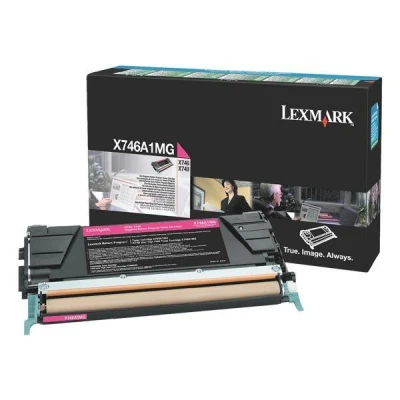 Abbildung von Lexmark X746A1MG Magenta Toner