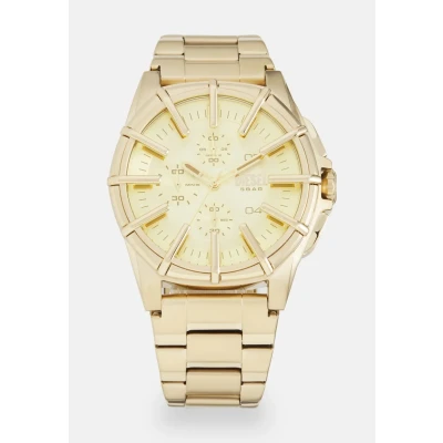 Abbildung von Diesel Framed Watch Uhr goldcoloured, Herren, Größe: One Size, Gold coloured