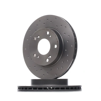 Abbildung von BREMBO 09.5457.3X Bremsscheibe 262 21 5 gelocht/innenbel. beschichtet hochgekohlt mit Schrauben HONDA: CIVIC 8 Stufenheck, 7 Hatchback, Stream I