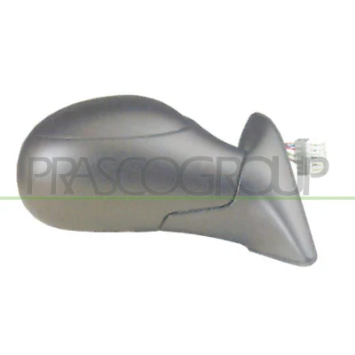 Abbildung von Außenspiegel Prasco CI7157313 rechts schwarz elektrisch beheizbar, inneneinstellbar, mit Temperatursensor, konvex CITROËN: Xsara Picasso