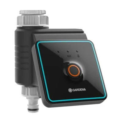 Abbildung von Gardena Bewässerungssteuerung mit Bluetooth® App: Automatische Bewässerung für Garten und Balkon, via App konfigurierbar, Bewässerungszyklen in 3 Zeitplänen, 10 m Reichweite (01889 20)