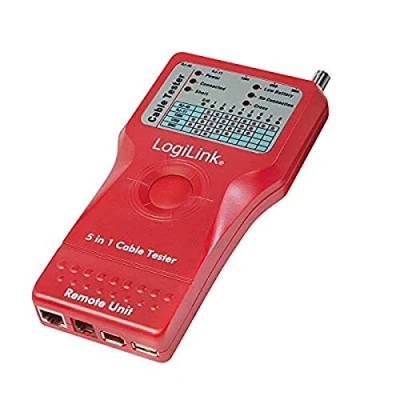 Abbildung von LogiLink Professional Kabeltester 5 in1 mit Remote Einheit