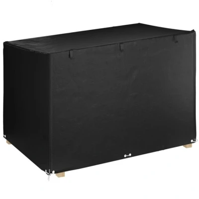 Abbildung von vidaXL Abdeckung für Schaukelbank, Abdeckplane Wasserdicht UV beständig, Schutzhülle mit 12 Ösen, Garnitur Schutzhaube Gartenmöbel, 215x150x130/150cm Polyethylen