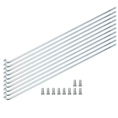 Abbildung von VGEBY 10 Stück Fahrradspeichen, 80 310mm aus langlebigem Edelstahl, Dicke 13G, 2,2mm, Fahrradzubehör (80mm)