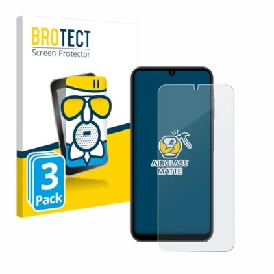 Abbildung von BROTECT Entspiegelungs Schutzglas für Samsung Galaxy A25 5G (3 Stück) Schutz Folie Panzerfolie Glas Matt [Extrem Kratzfest 9H, Anti Reflex]