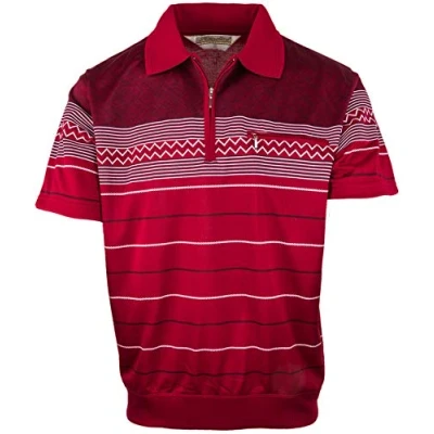 Abbildung von SOUNON Polohemd Poloshirt für Herren Bordeauxrot (M2), Groesse: M