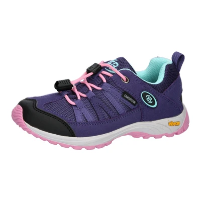Abbildung von Brütting OHIO LOW Hikingschuh für Kinder, Größe: 30, Lila rosa türkis Nylon