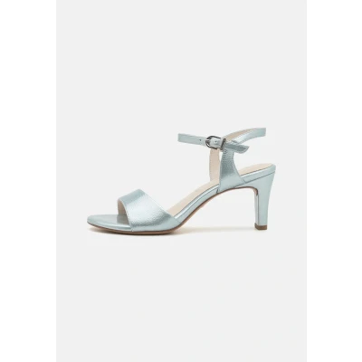 Abbildung von Tamaris Riemensandalette, Damen, Größe: 39, Light blue Schuhe