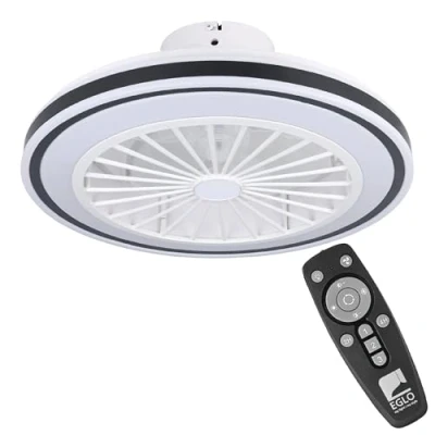 Abbildung von Deckenventilator Almeria LED CCT, weiß/schwarz