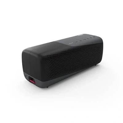 Abbildung von Philips Audio Kabellose Lautsprecher Bluetooth, Hochportabler &amp; Wasserdichter IP67 Mit Integriertem Mikrofon Für Anrufe Powerbank, 24 Stunden Wiedergabe,TAS7807B, Schwarz, Groß