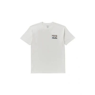 Abbildung von Billabong Crayon WAVE Tshirt print, Herren, Größe: Large, White