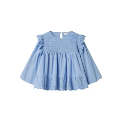 Abbildung von Name it Fitora Shirt Bluse für Kinder, Größe: 122/128, Serenity