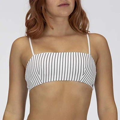 Abbildung von Hurley Damen W Radial Straight Surf Top Bikini, Weiß, S