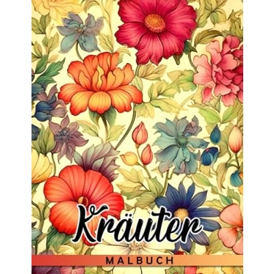Abbildung von Kräuter Malbuch: Heilpflanzen Ausmalbilder mit wunderschönen Illustrationen für Erwachsene Männer und Frauen zum Spaß haben Entspannen ... Entspannung)