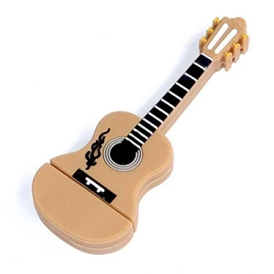 Abbildung von Ulticool Gitarre 8 GB USB Stick Guitar Memory Data Storage Pen Drive Speicherstick Beige