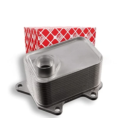 Abbildung von FEBI BILSTEIN 102853 Ölkühler AUDI: A6 C7 Avant, A4 B8 A5 Sportback, VOLKSWAGEN: Polo V Schrägheck, Golf 7 Sharan II