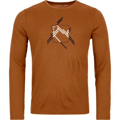 Abbildung von Ortovox 185 Merino Mtn Cutout Ls Men Bristle Brown Größe M