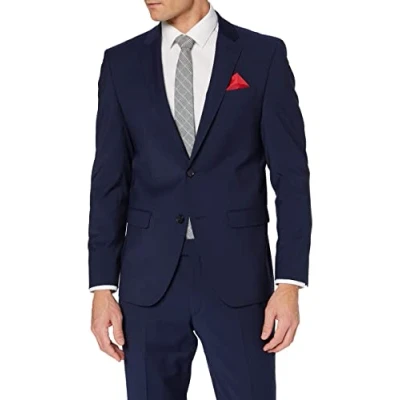 Abbildung von bugatti Herren Anzugjacke 793400 99770, Blau (Blau 47), Gr. 106
