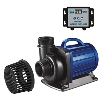 Abbildung von AquaForte Filter /Teichpumpe DM 30.000 Vario S, 115 335W, Förderhöhe 9,5m, regelbar mit externem Controller. Ideal als Teichpumpe oder Bachlauf / Wasserfallpumpe