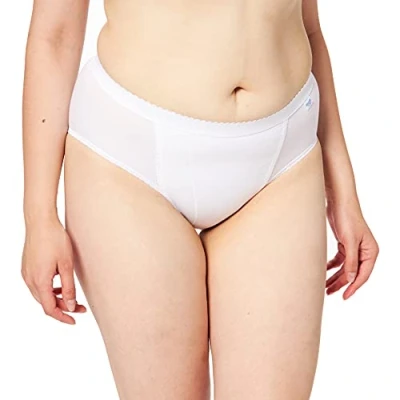 Abbildung von Sloggi SLIP MIDI, Basic 4ER PACK, Einfarbig Slip, Damen, Größe: 46, Weiß