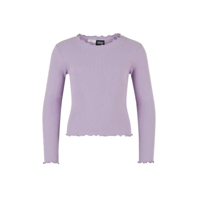 Abbildung von Urban Classics Longsleeve Damen Girls Short Rib Pullover (1 tlg)