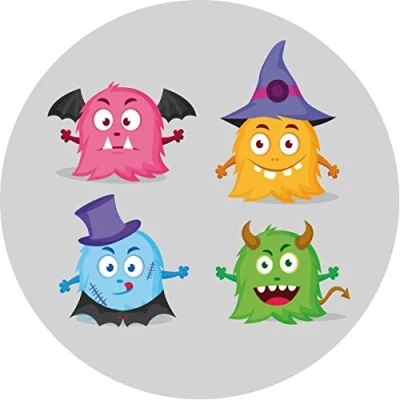 Abbildung von Essbarer Tortenaufleger Halloween2 / 20cm Ø