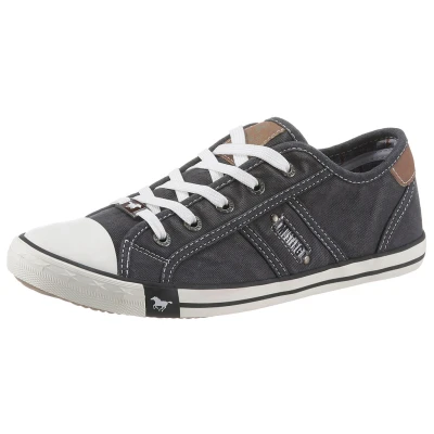 Abbildung von Mustang Shoes Sneaker, Freizeitschuh, Halbschuh, Schnürschuh mit Markenlabel
