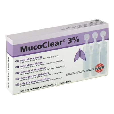 Abbildung von Mucoclear 3% Nacl Inhalationslösung