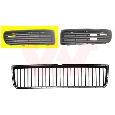 Abbildung von VAN WEZEL 7621592 Lüftungsgitter vorne rechts SKODA: Octavia 1 Combi, I Schrägheck