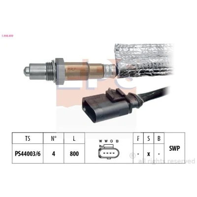 Abbildung von EPS 1.998.499 Lambdasonde beheizt, Planarsonde, Gewinde vorgefettet VOLKSWAGEN: Golf 7 Schrägheck, Passat B8 Variant, Tiguan II, SEAT: Leon III ST