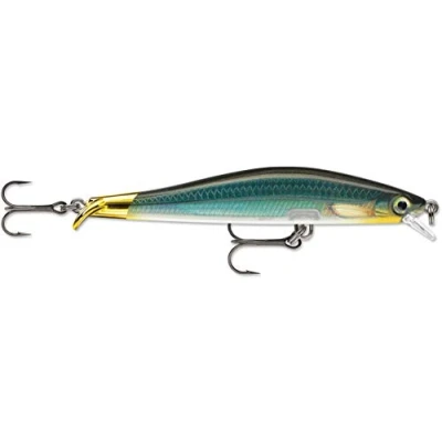 Abbildung von Rapala Ripstop Angelköder Angelzubehör mit Zweiteiliger Tauchschaufel Süßwasser Spinnköder Lauftiefe 0,9 bis 1,2m Fischköder 9cm, 7g Hergestellt in Estland Carbon