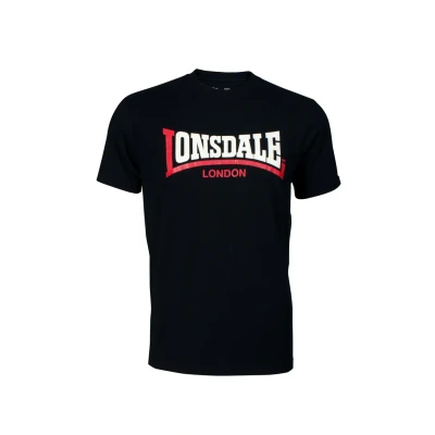 Abbildung von Lonsdale TWO TONE Tshirt print, Herren, Größe: 4XL, Black