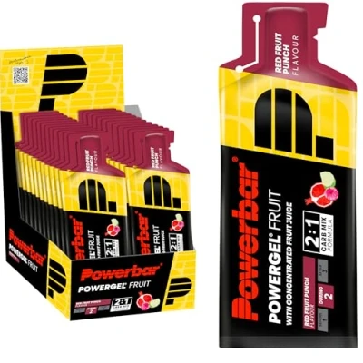 Abbildung von POWERBAR® Gel Konzentriertes Kohlenhydratgel für Sportler mit Fruchtsaftkonzentraten und Natrium. Himbeer Granatapfel Geschmack, Keine Farbe, one Size