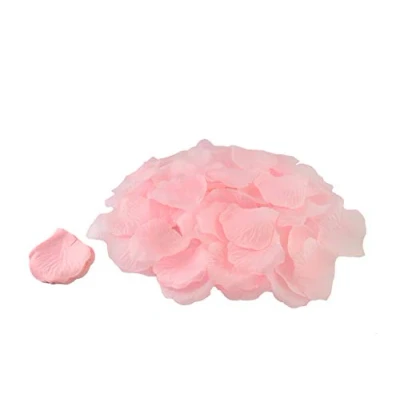 Abbildung von Creativery 100 Stück Rosenblüten (hell rosa 150) // Rosenblätter Blütenblätter Streudeko Blüten Blätter Tischdecko Hochzeit Party