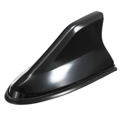 Abbildung von Viviance Universal Auto Shark Fin Dach Antenna Aerial Am Fm Radio Decorate (Schwarz)