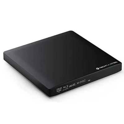 Abbildung von techPulse120 externes Bluray Brenner M Disc USB 3.0 BDXL 3D Burner Blueray Laufwerk Blu ray
