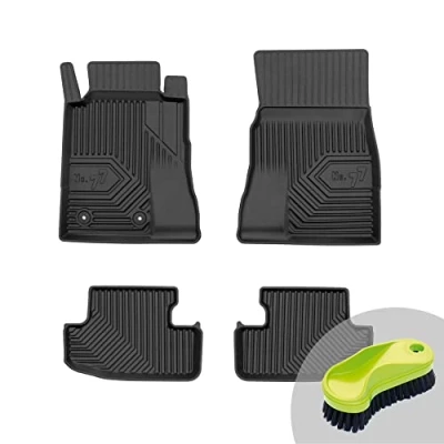 Abbildung von FROGUM No.77 Gummimatten Ganzjahresset von Auto Fußmatten Autofussmatten für Ford Mustang VI ab 2014 Langlebiges TPE Material