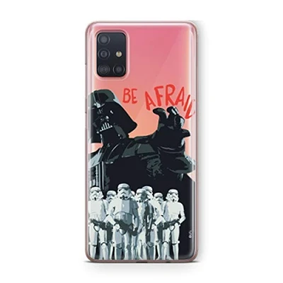 Abbildung von Original und Offiziell Lizenziertes Star Wars Darth Vader Handyhülle für Samsung A51, Case, Hülle aus Kunststoff TPU Silikon, schützt vor Stößen Kratzern
