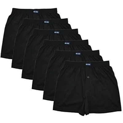 Abbildung von MioRalini 6 Herren Boxershorts in Klassischen Farben 100% Baumwolle Ohne Seitennaht Seamless Grösse 5 10, Set04, 3XL 9