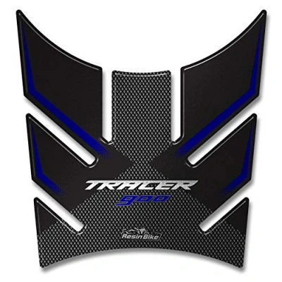 Abbildung von Resin Bike Aufkleber für Motorrad Kompatibel mit Yamaha Tracer 900 2018 2020. Tankabdeckung vor Stößen und Kratzern. 3D Harzklebstoff Stickers Made in Italy