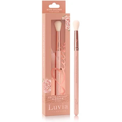 Abbildung von Luvia Lidschatten Blender Pinsel Essentials Prime Crease Brush E325 Lidschattenpinsel In Nude/Roségold Vegane Kosmetik Schminkpinsel/Kosmetikpinsel Augenpinsel Blenderpinsel