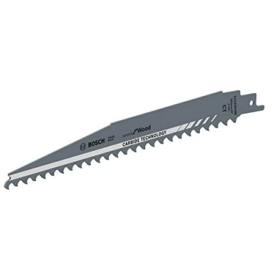 Abbildung von Bosch Professional Säbelsägeblatt S 1142 KHM Speed for Wood (für Holz, 225 x 25 1,25 mm, Zubehör Säbelsäge)