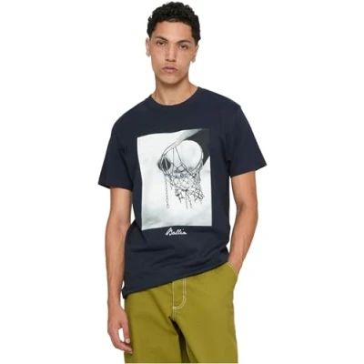 Abbildung von Mister Tee Ballin Tshirt print, Herren, Größe: Large, Navy