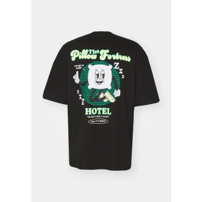 Abbildung von Jack &amp; Jones Jortoast TEE CREW NECK Tshirt print, Herren, Größe: Large, Black