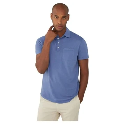 Abbildung von Hackett London GMD Pocket Poloshirt, Herren, Größe: 3XL, Avio